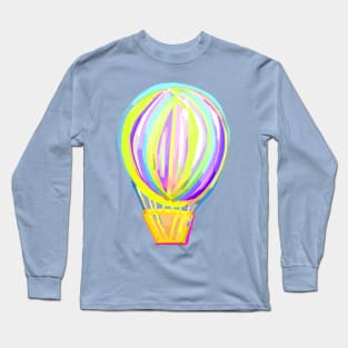 Neon hot air ballon Long Sleeve T-Shirt